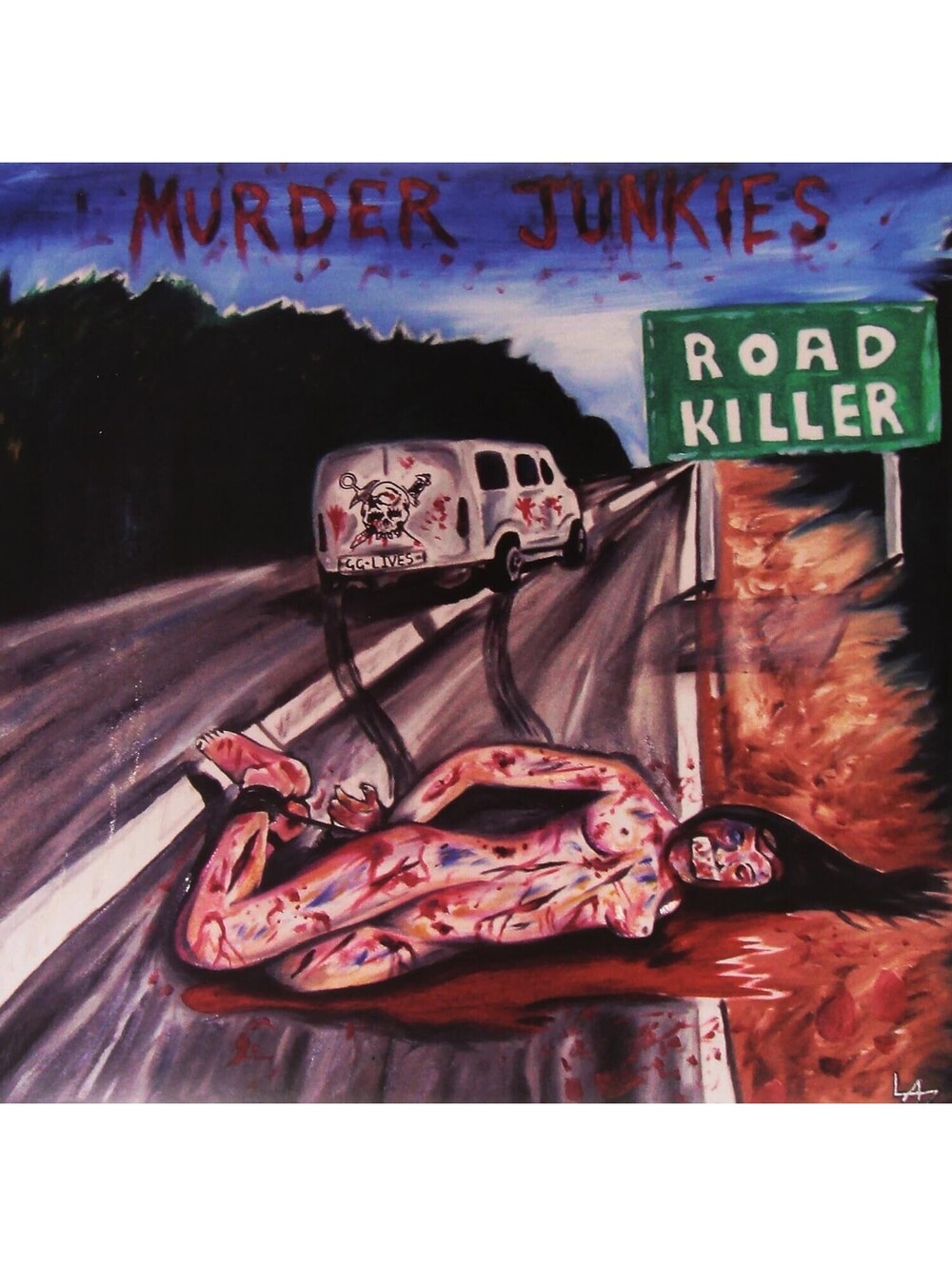 MURDER JUNKIES - ROAD KILLER LP VINYL RECORD gg allin antiseen mentors punk rock